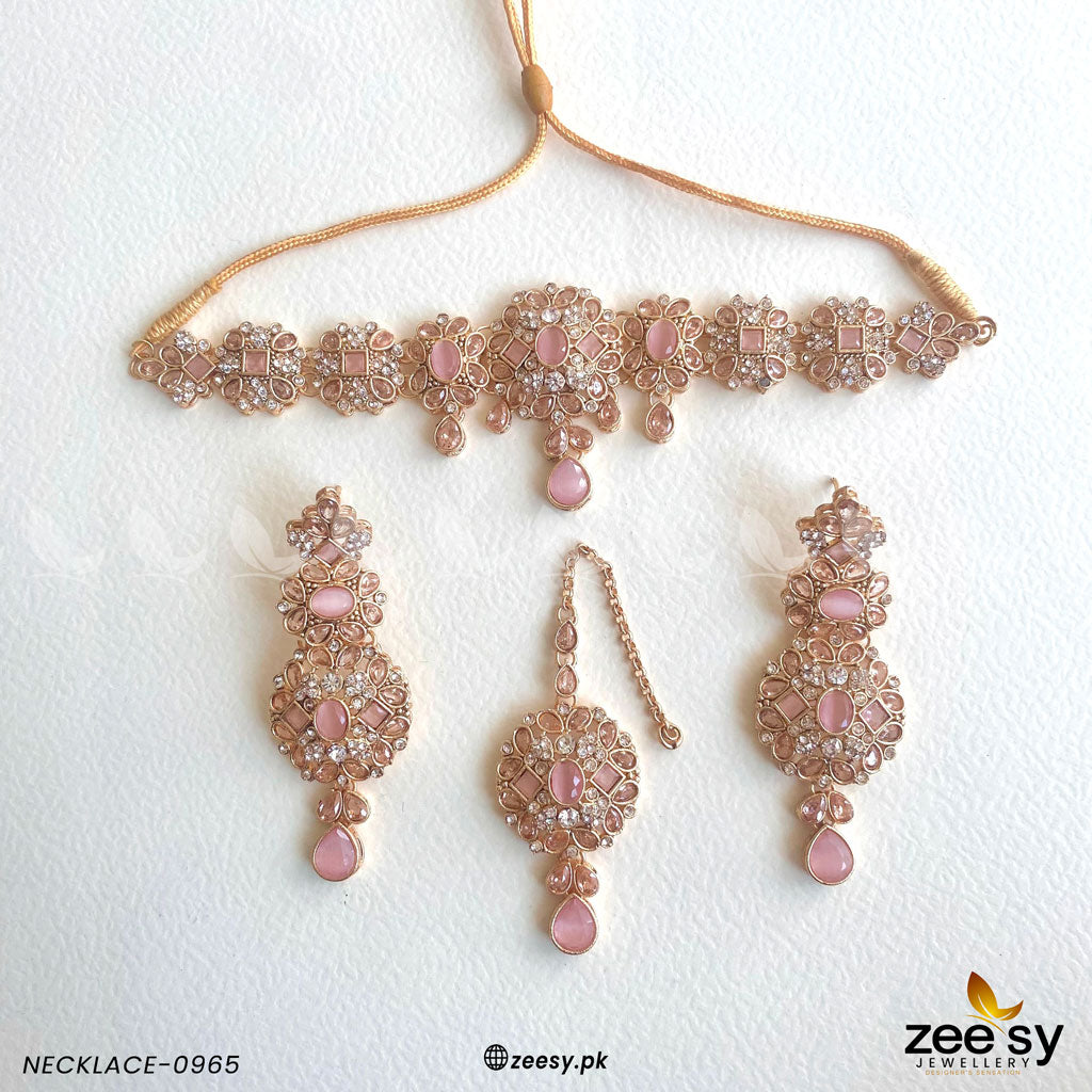 Necklace-0965 - by - Libasekhas UK - Registered Vendor of : Zeesy - 100% Original Designer Dresss