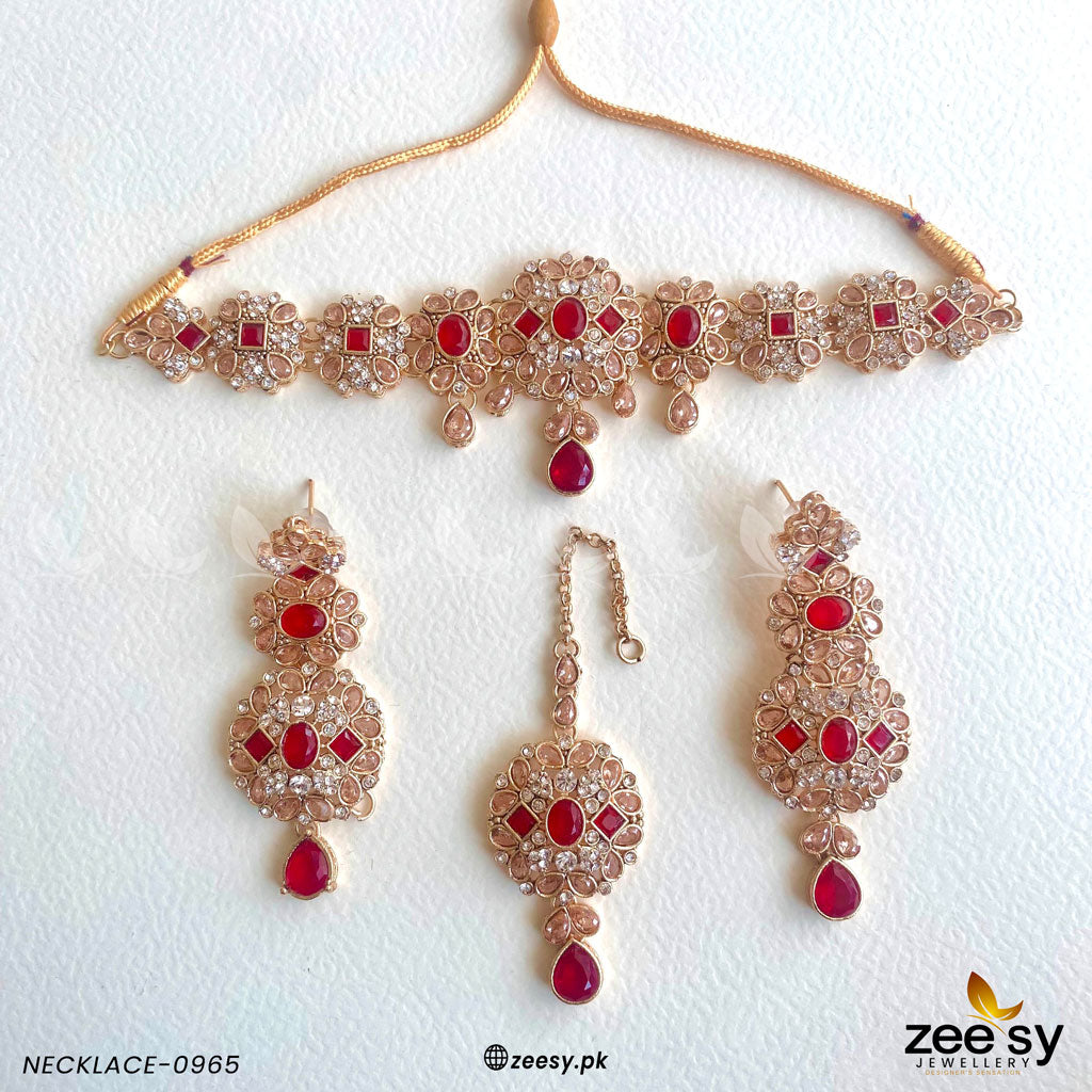 Necklace-0965 - by - Libasekhas UK - Registered Vendor of : Zeesy - 100% Original Designer Dresss