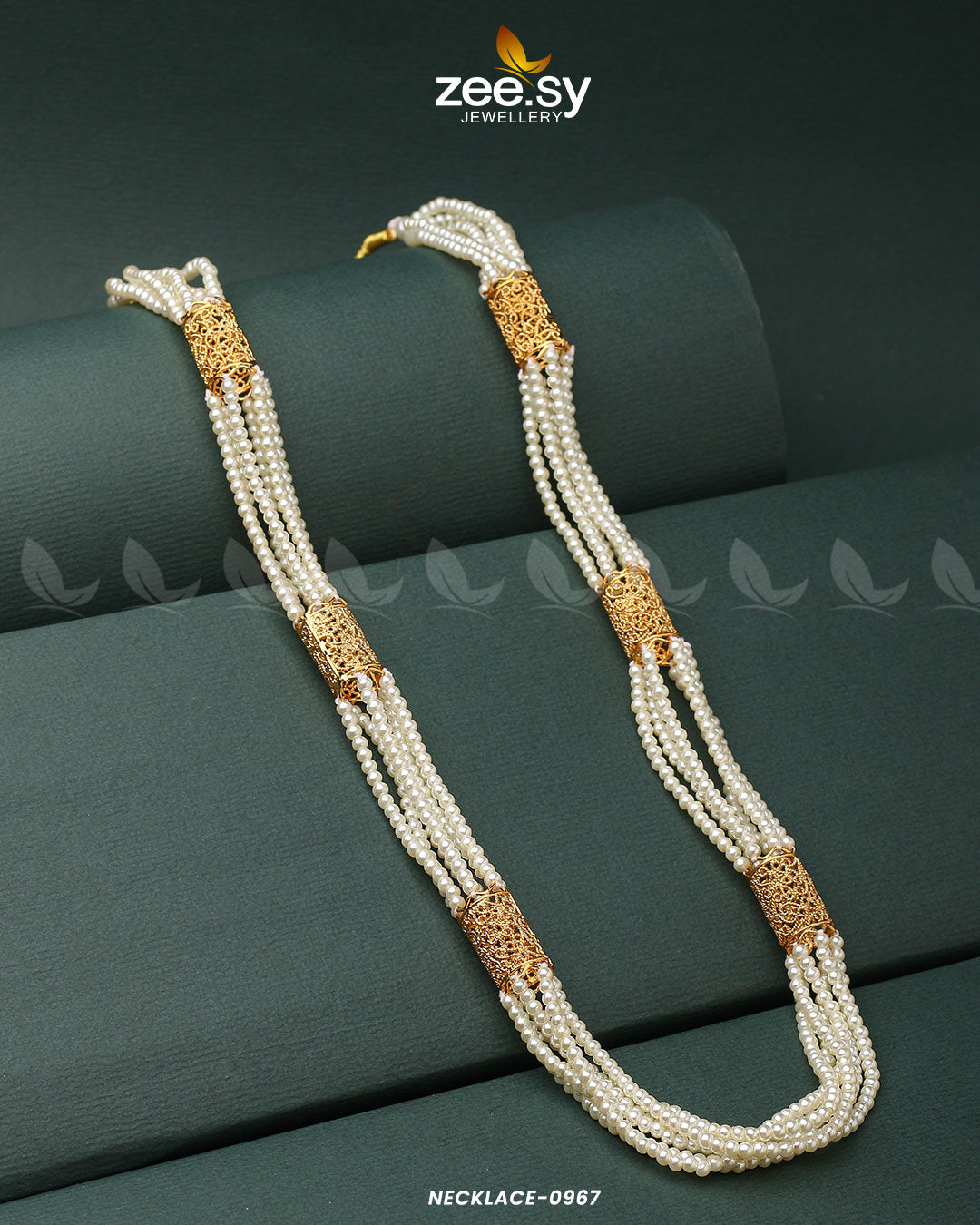 Mala Necklace-0967 - by - Libasekhas UK - Registered Vendor of : Zeesy - 100% Original Designer Dresss