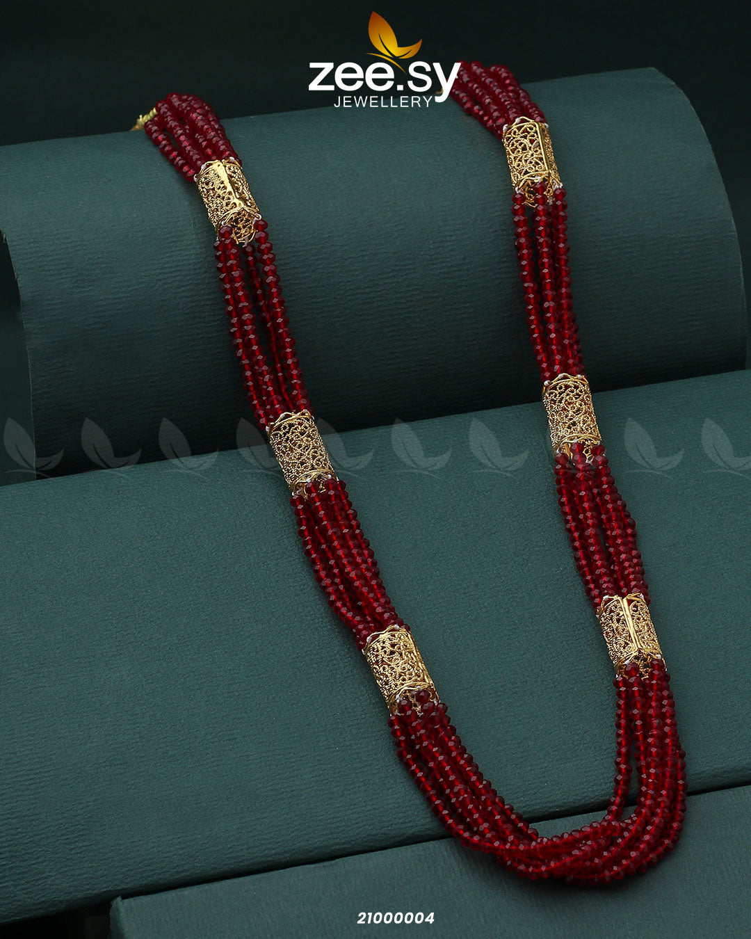 Mala Necklace-0967 - by - Libasekhas UK - Registered Vendor of : Zeesy - 100% Original Designer Dresss