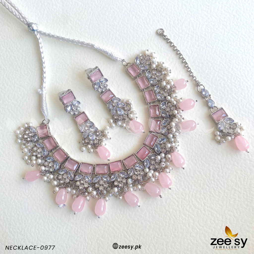 Necklace-0977 - by - Libasekhas UK - Registered Vendor of : Zeesy - 100% Original Designer Dresss