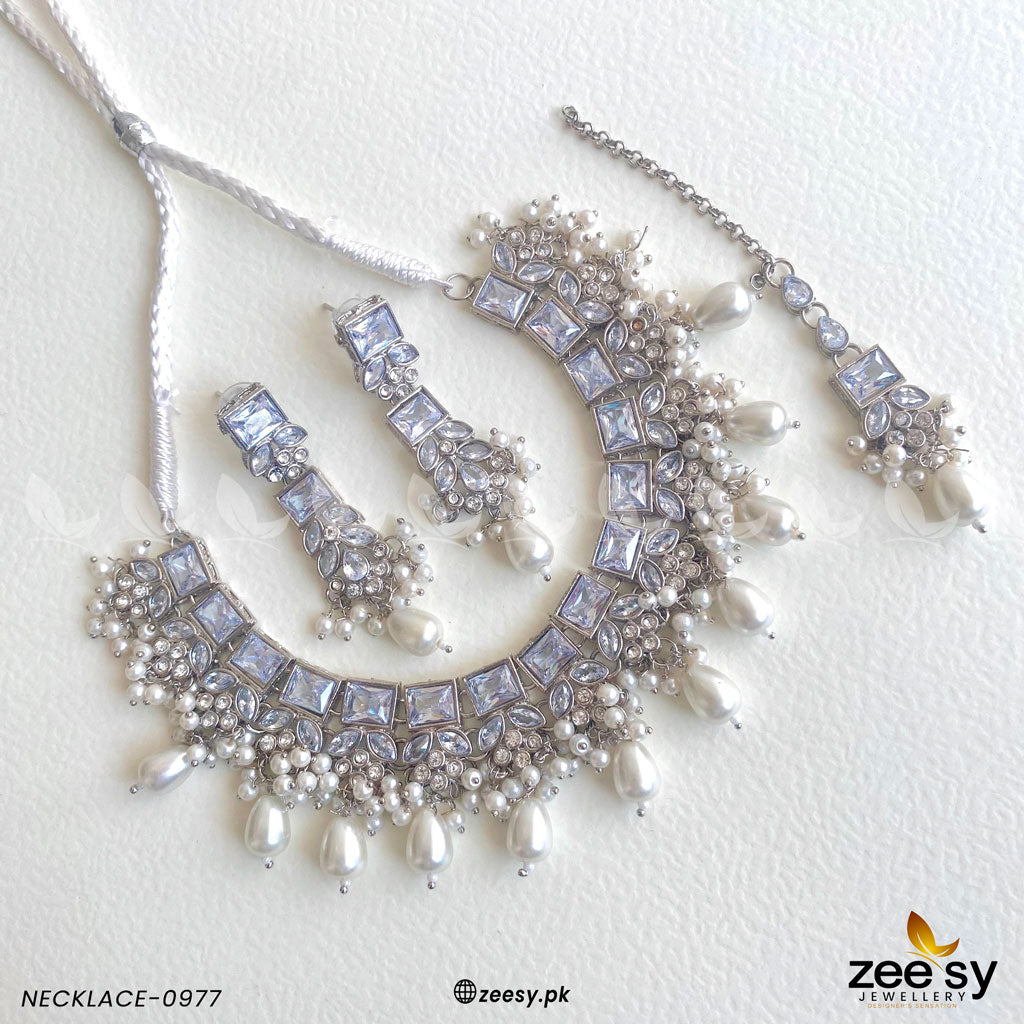 Necklace-0977 - by - Libasekhas UK - Registered Vendor of : Zeesy - 100% Original Designer Dresss