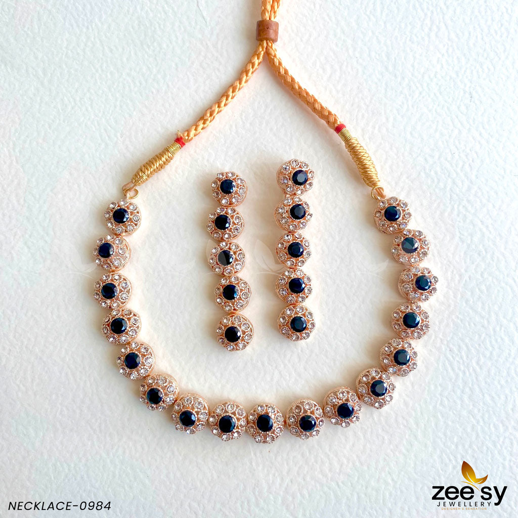 Necklace-0985 - by - Libasekhas UK - Registered Vendor of : Zeesy - 100% Original Designer Dresss