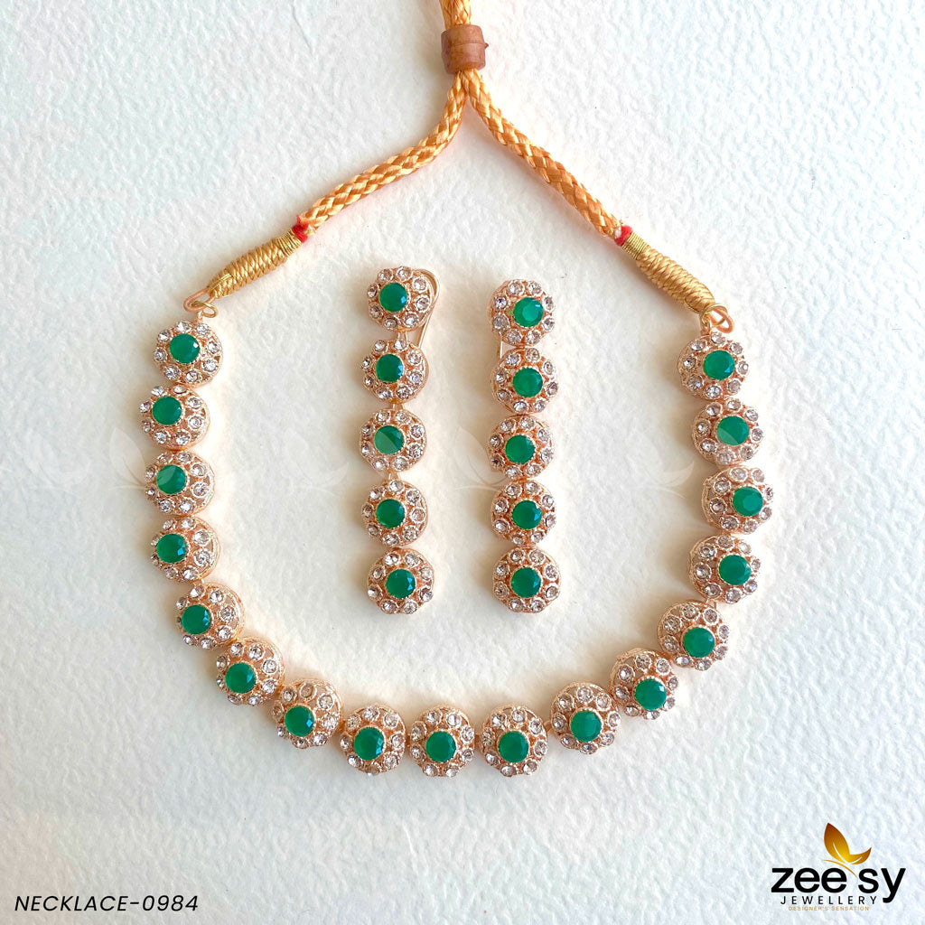 Necklace-0985 - by - Libasekhas UK - Registered Vendor of : Zeesy - 100% Original Designer Dresss