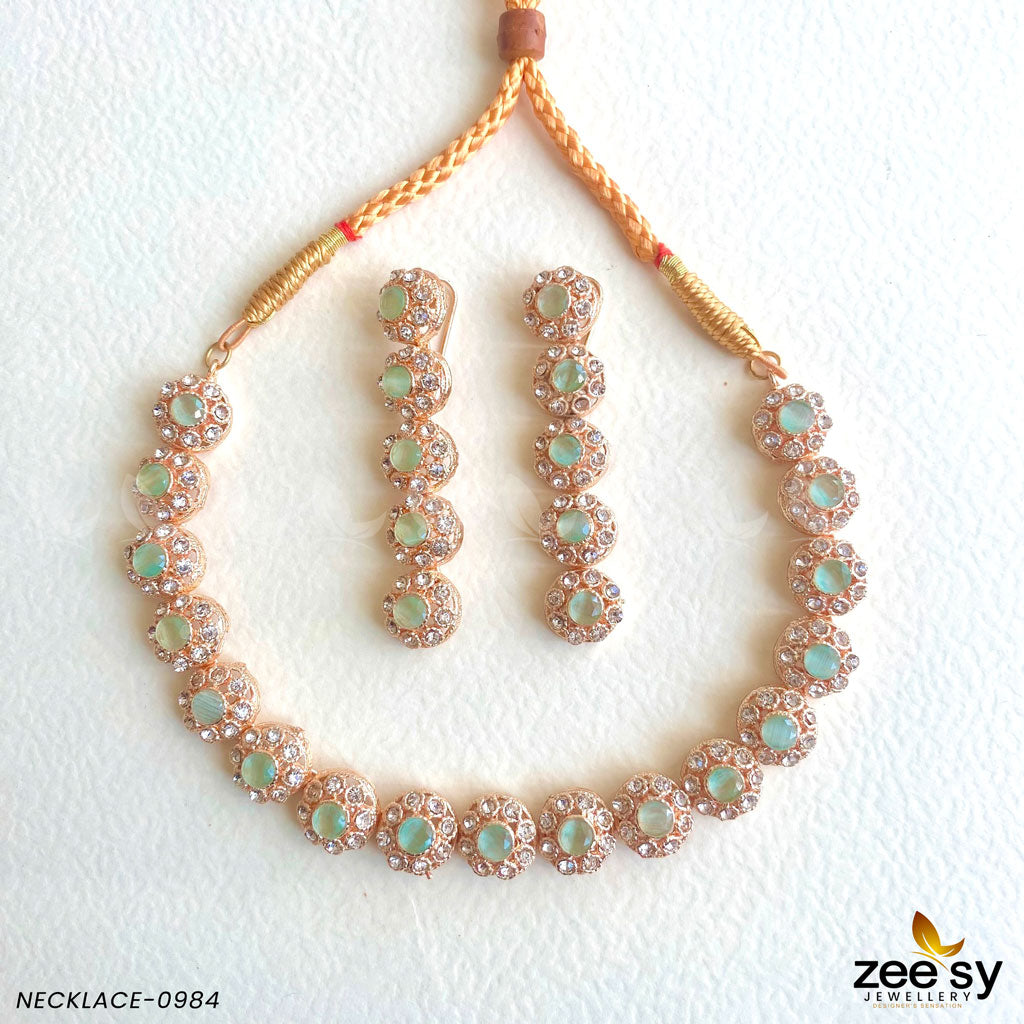 Necklace-0985 - by - Libasekhas UK - Registered Vendor of : Zeesy - 100% Original Designer Dresss