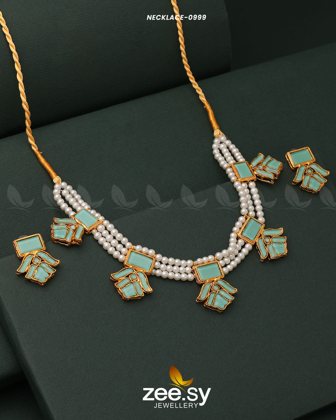 Necklace-0999 - by - Libasekhas UK - Registered Vendor of : Zeesy - 100% Original Designer Dresss