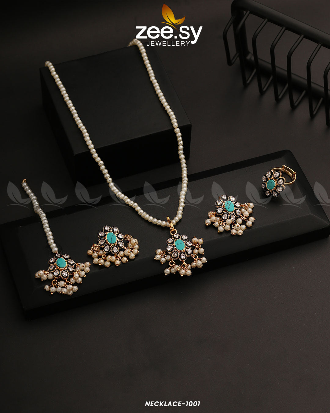 Necklace-1001 - by - Libasekhas UK - Registered Vendor of : Zeesy - 100% Original Designer Dresss