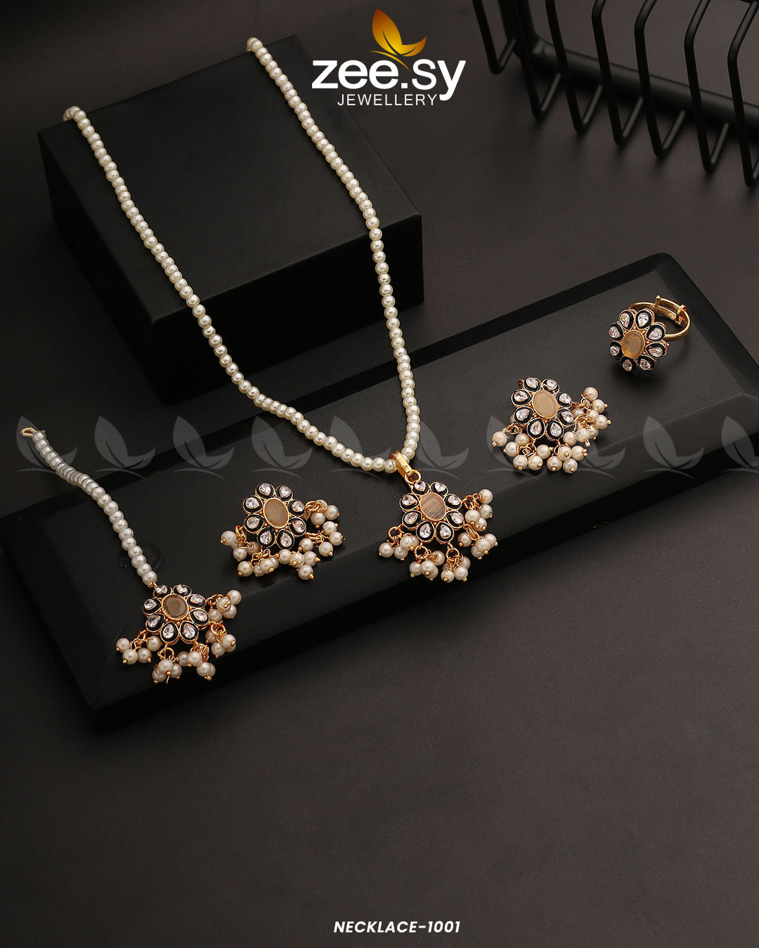 Necklace-1001 - by - Libasekhas UK - Registered Vendor of : Zeesy - 100% Original Designer Dresss