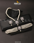 Necklace-1005 - by - Libasekhas UK - Registered Vendor of : Zeesy - 100% Original Designer Dresss