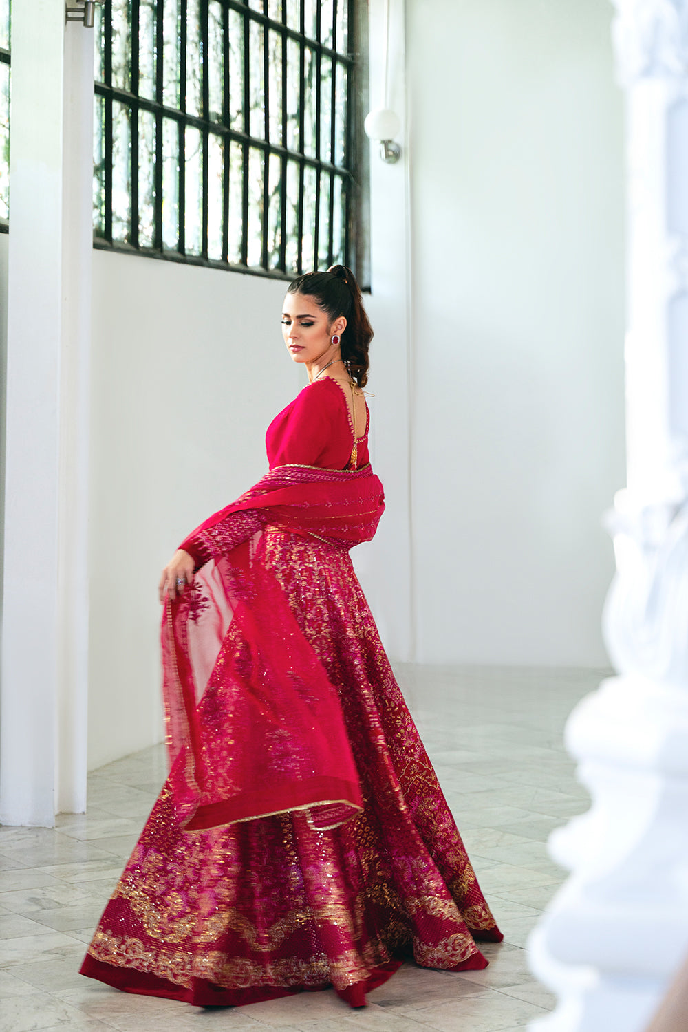 Saira Rizwan | Naqsh Festive | SRN24-04 Sharmas - by - Libasekhas UK - Registered Vendor of : Saira Rizwan - 100% Original Designer Dresss