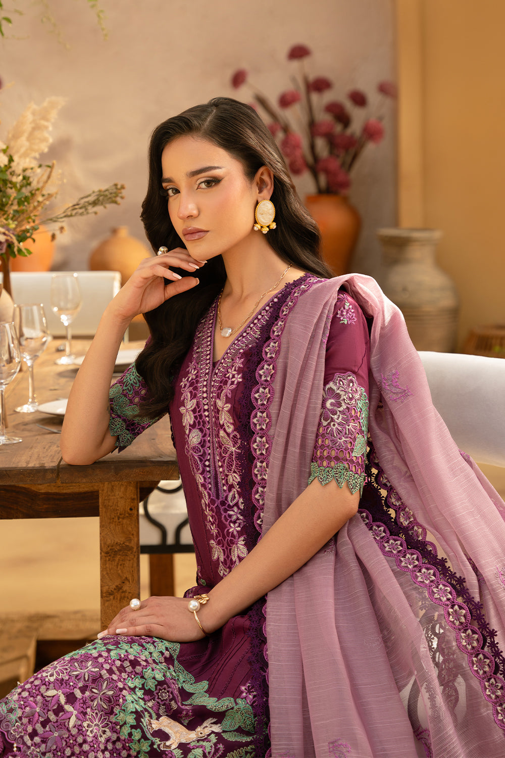 Saira Rizwan | Luxury Lawn 25 | VALERIE-SRL25-11 - by - Libasekhas UK - Registered Vendor of : Saira Rizwan - 100% Original Designer Dresss