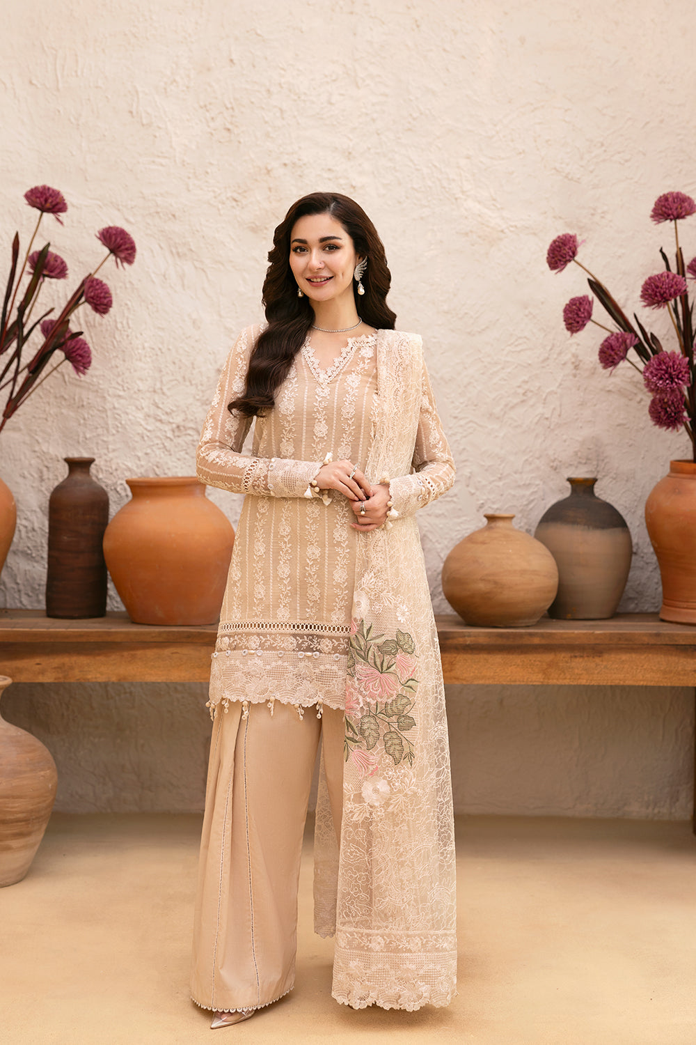 Saira Rizwan | Luxury Lawn 25 | MAYA-SRL25-06 - by - Libasekhas UK - Registered Vendor of : Saira Rizwan - 100% Original Designer Dresss