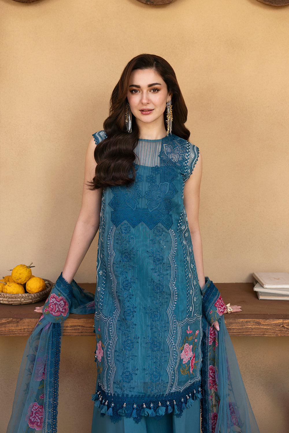 Saira Rizwan | Luxury Lawn 25 | ALMA-SRL25-12 - by - Libasekhas UK - Registered Vendor of : Saira Rizwan - 100% Original Designer Dresss