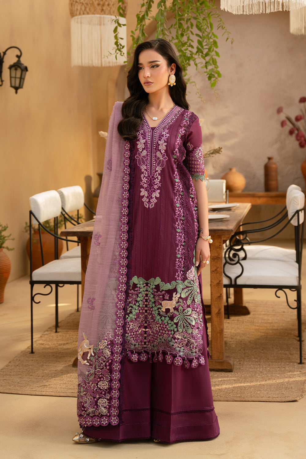 Saira Rizwan | Luxury Lawn 25 | VALERIE-SRL25-11 - by - Libasekhas UK - Registered Vendor of : Saira Rizwan - 100% Original Designer Dresss