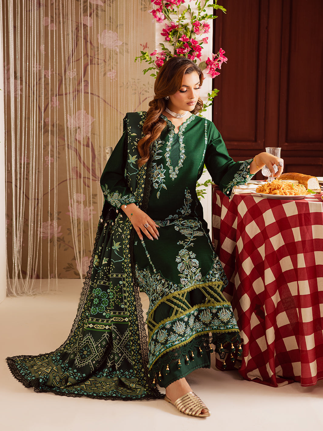 Mahnur | Nova Khaddar 25 | NK - 03 - by Libasekhas UK - Registered Vendor of : Mahnur - 100% Original Designer Dress
