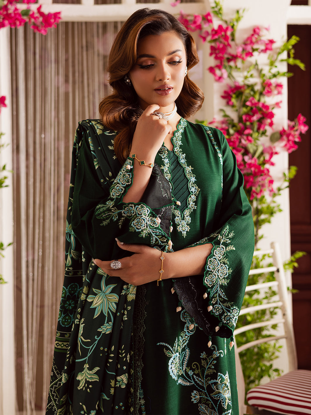 Mahnur | Nova Khaddar 25 | NK - 03 - by Libasekhas UK - Registered Vendor of : Mahnur - 100% Original Designer Dress