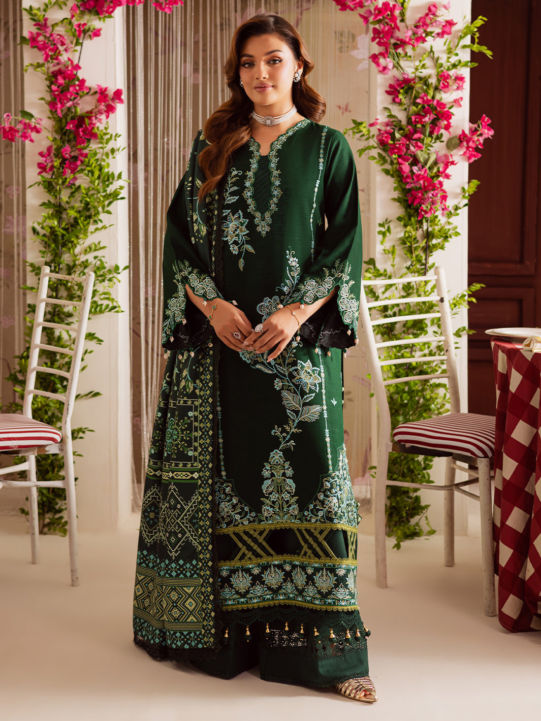 Mahnur | Nova Khaddar 25 | NK - 03 - by Libasekhas UK - Registered Vendor of : Mahnur - 100% Original Designer Dress