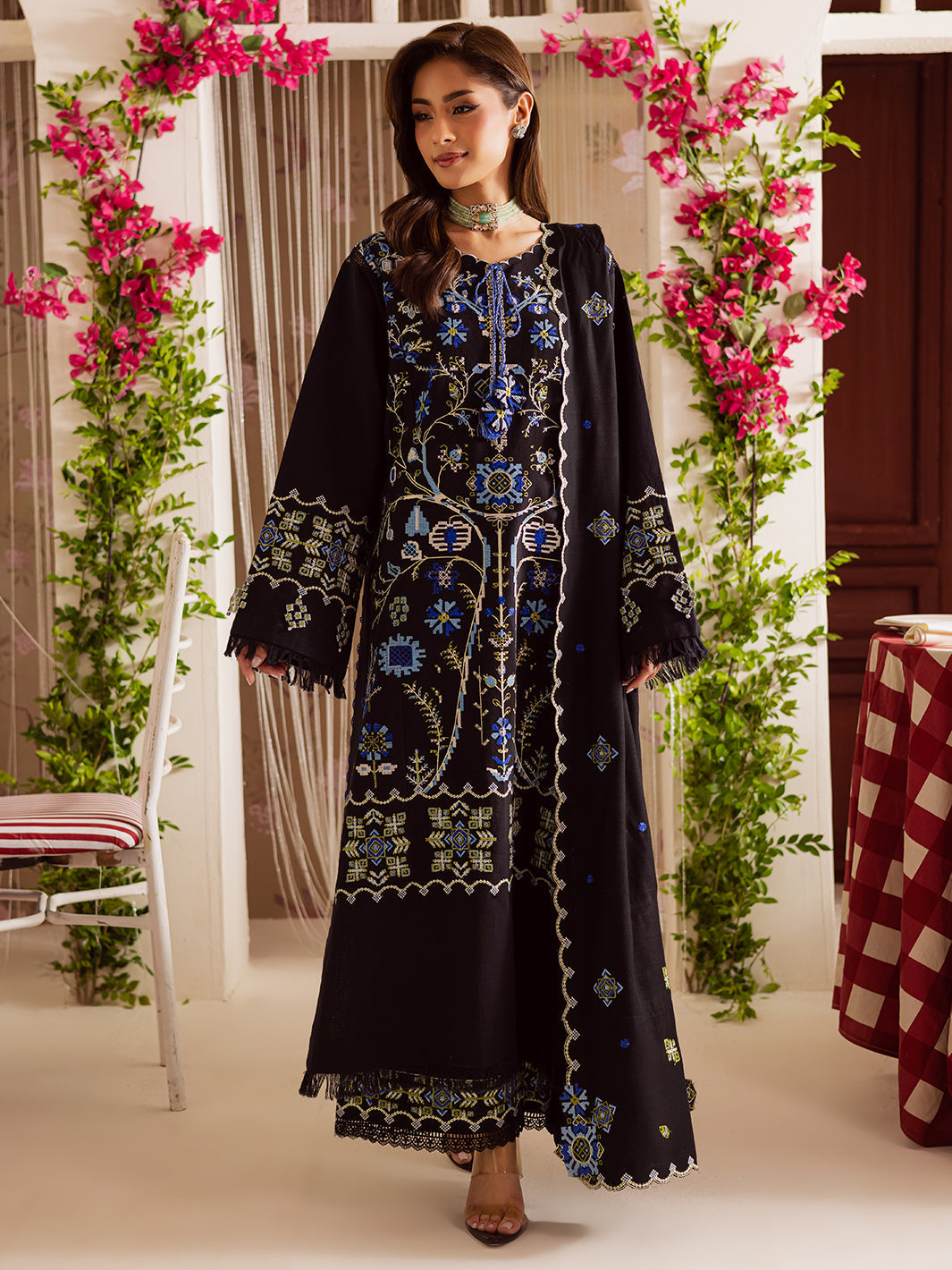 Mahnur | Nova Khaddar 25 | NK - 04 - by Libasekhas UK - Registered Vendor of : Mahnur - 100% Original Designer Dress