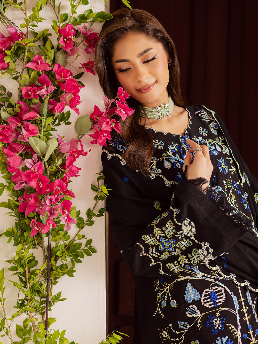 Mahnur | Nova Khaddar 25 | NK - 04 - by Libasekhas UK - Registered Vendor of : Mahnur - 100% Original Designer Dress