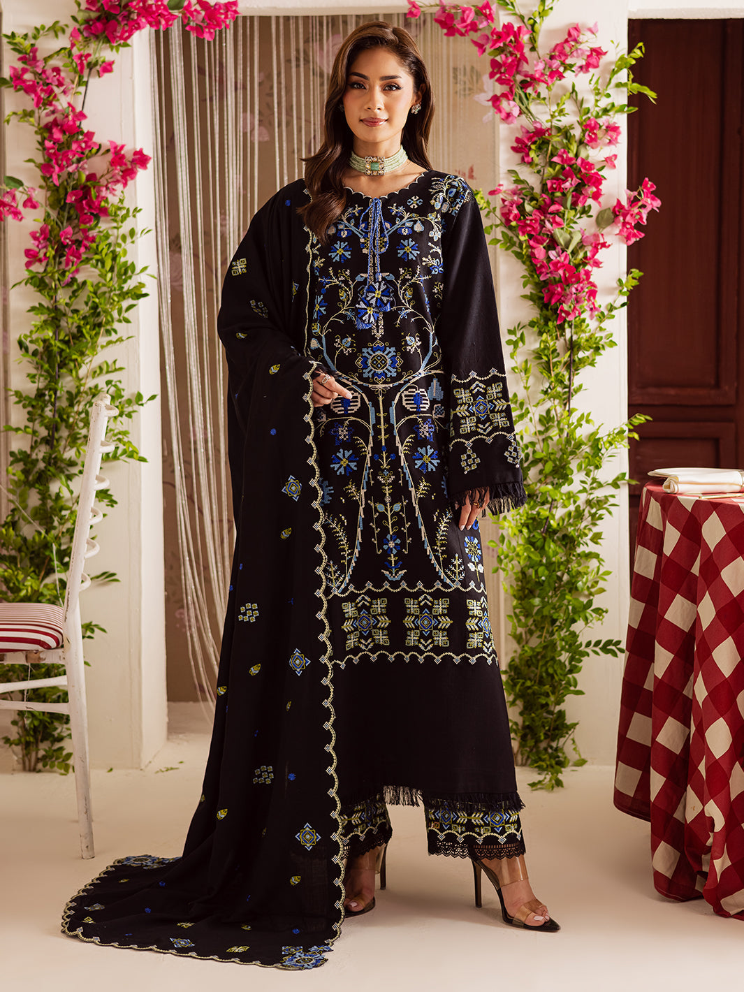 Mahnur | Nova Khaddar 25 | NK - 04 - by Libasekhas UK - Registered Vendor of : Mahnur - 100% Original Designer Dress