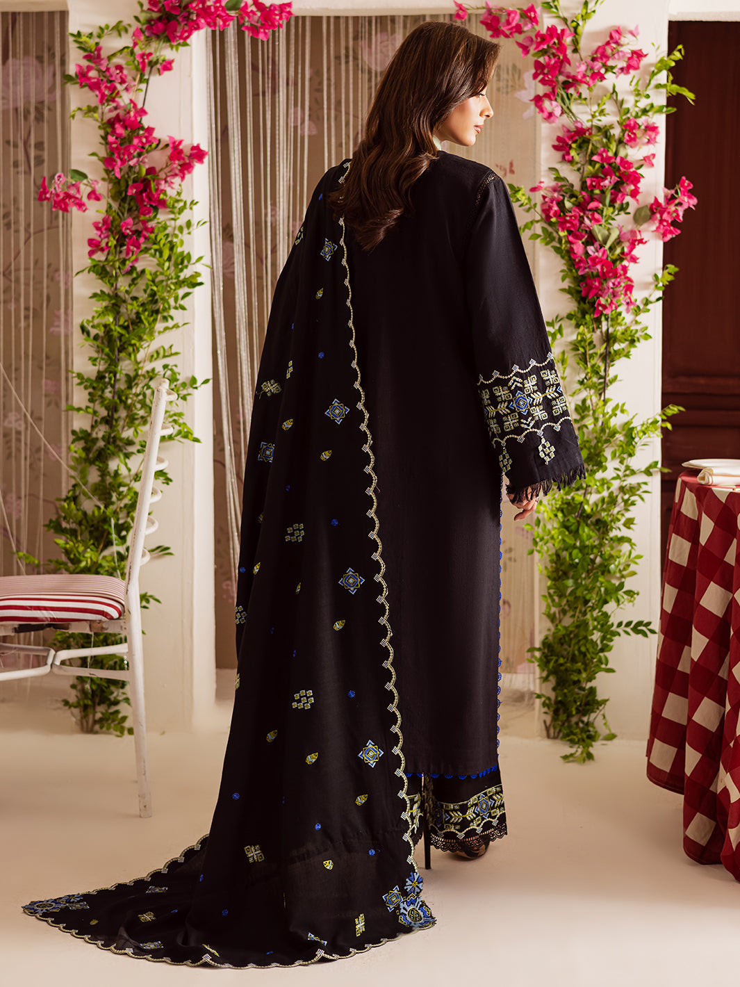 Mahnur | Nova Khaddar 25 | NK - 04 - by Libasekhas UK - Registered Vendor of : Mahnur - 100% Original Designer Dress