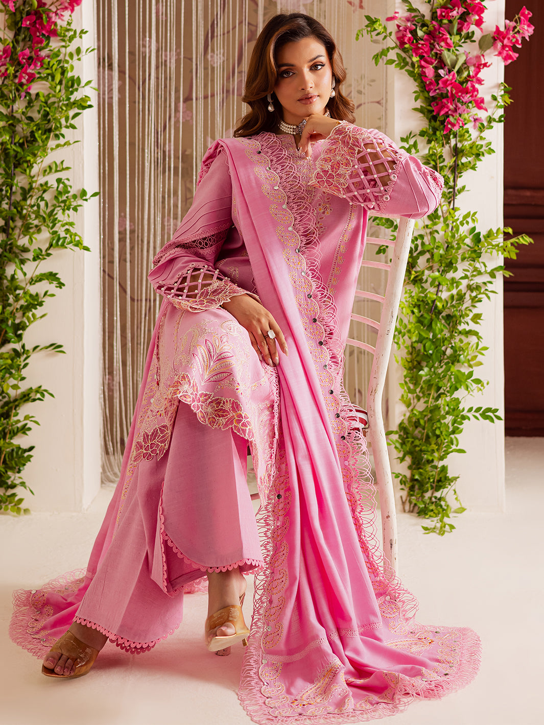 Mahnur | Nova Khaddar 25 | NK - 05 - by Libasekhas UK - Registered Vendor of : Mahnur - 100% Original Designer Dress
