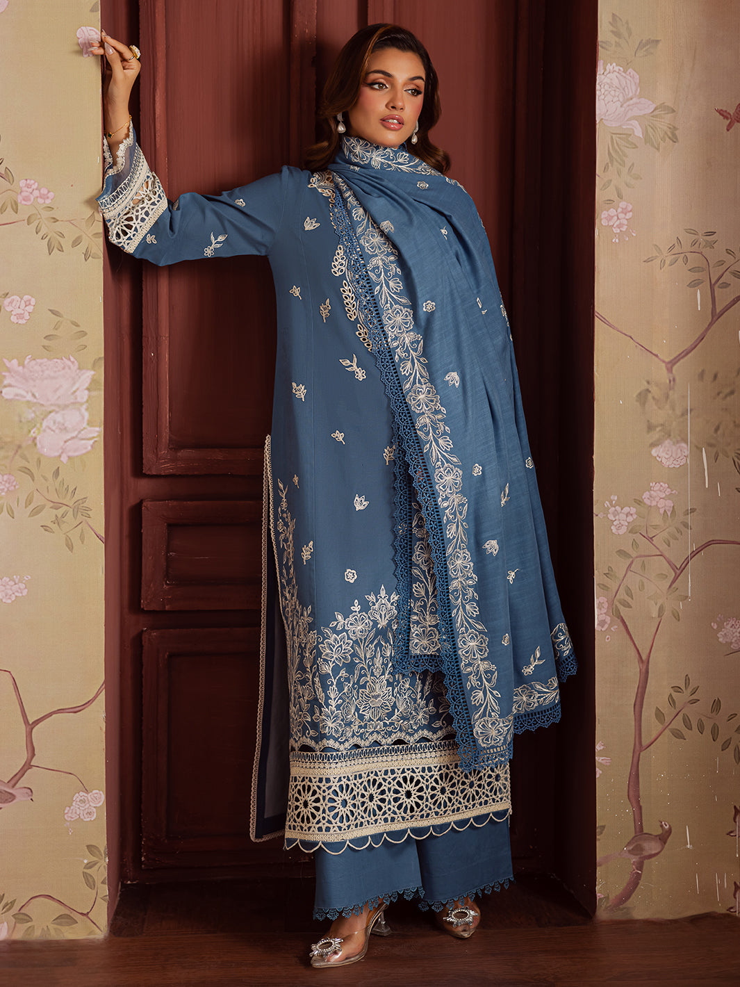 Mahnur | Nova Khaddar 25 | NK - 07 - by Libasekhas UK - Registered Vendor of : Mahnur - 100% Original Designer Dress