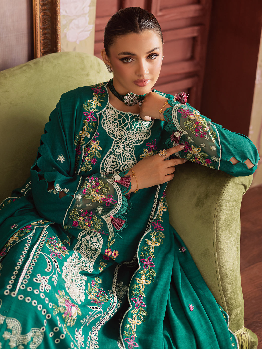 Mahnur | Nova Khaddar 25 | NK - 09 - by Libasekhas UK - Registered Vendor of : Mahnur - 100% Original Designer Dress