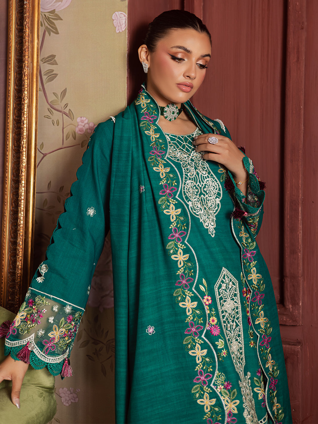 Mahnur | Nova Khaddar 25 | NK - 09 - by Libasekhas UK - Registered Vendor of : Mahnur - 100% Original Designer Dress