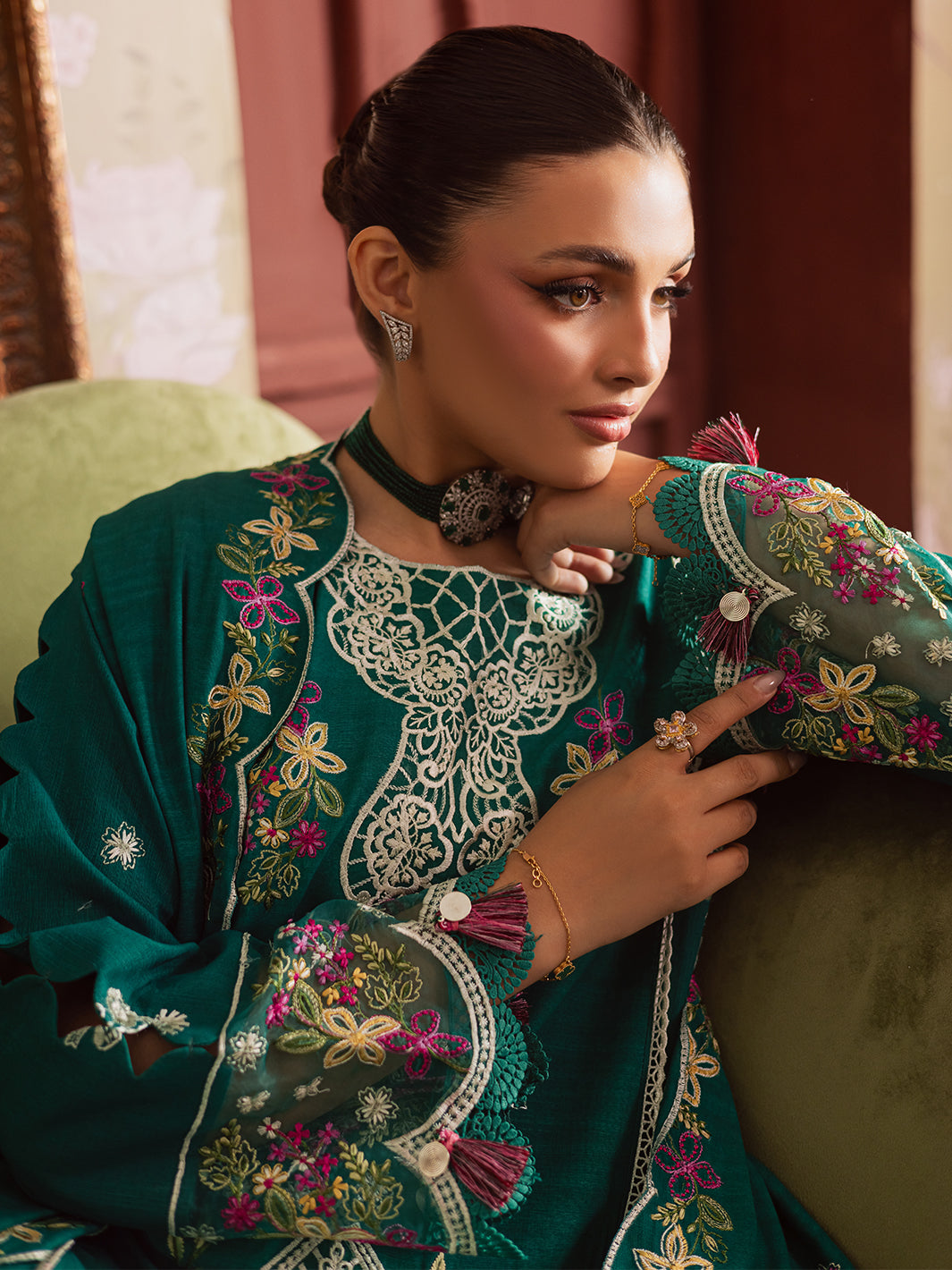 Mahnur | Nova Khaddar 25 | NK - 09 - by Libasekhas UK - Registered Vendor of : Mahnur - 100% Original Designer Dress