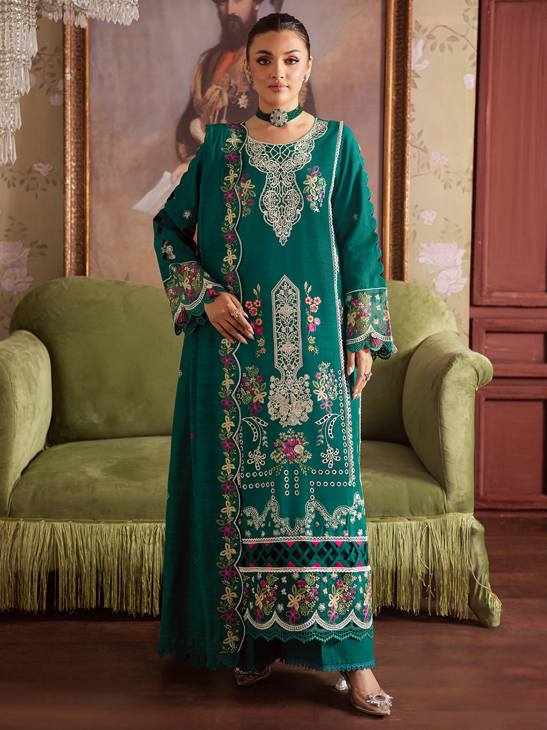 Mahnur | Nova Khaddar 25 | NK - 09 - by Libasekhas UK - Registered Vendor of : Mahnur - 100% Original Designer Dress