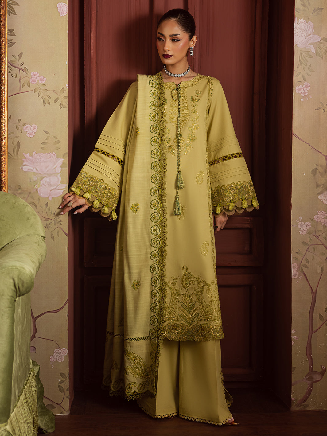 Mahnur | Nova Khaddar 25 | NK - 10 - by Libasekhas UK - Registered Vendor of : Mahnur - 100% Original Designer Dress