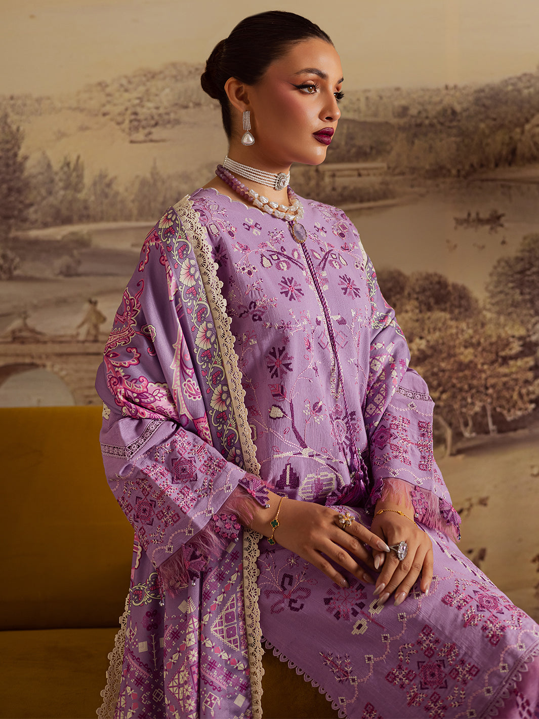 Mahnur | Nova Khaddar 25 | NK - 11 - by Libasekhas UK - Registered Vendor of : Mahnur - 100% Original Designer Dress