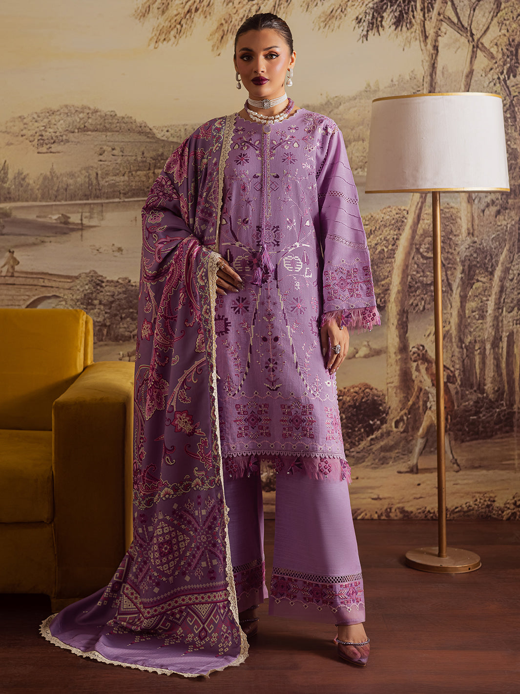 Mahnur | Nova Khaddar 25 | NK - 11 - by Libasekhas UK - Registered Vendor of : Mahnur - 100% Original Designer Dress