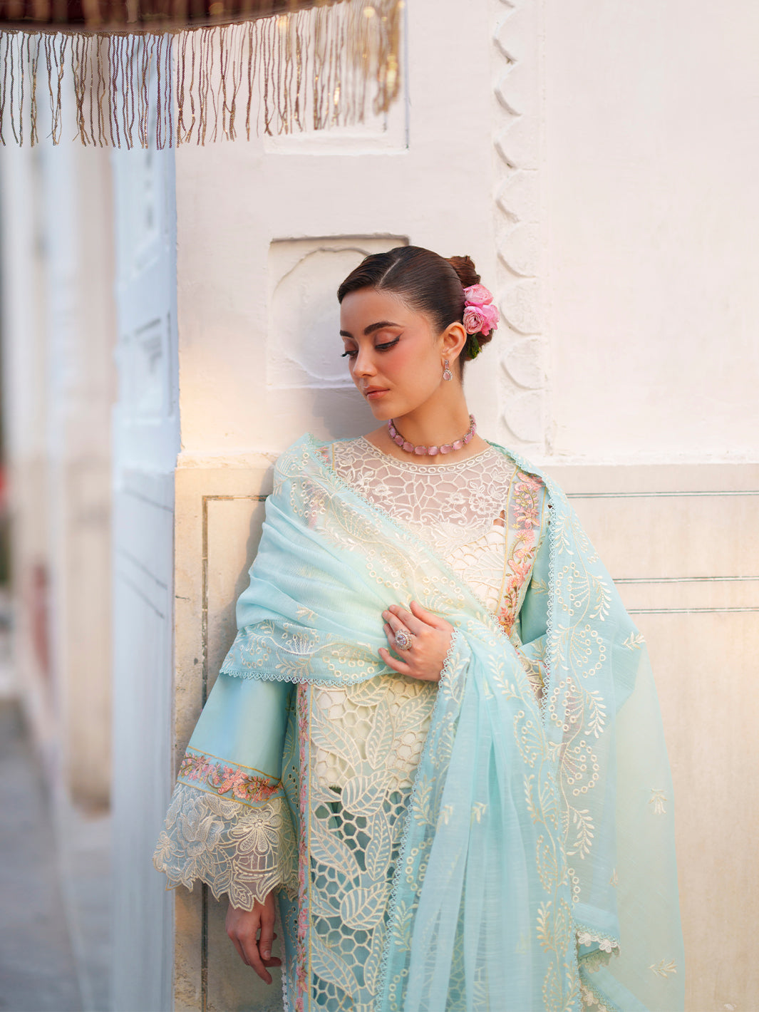 Mahnur | Nilofer Luxury Lawn 26 | NL-03 - by Libasekhas UK - Registered Vendor of : Mahnur - 100% Original Designer Dress