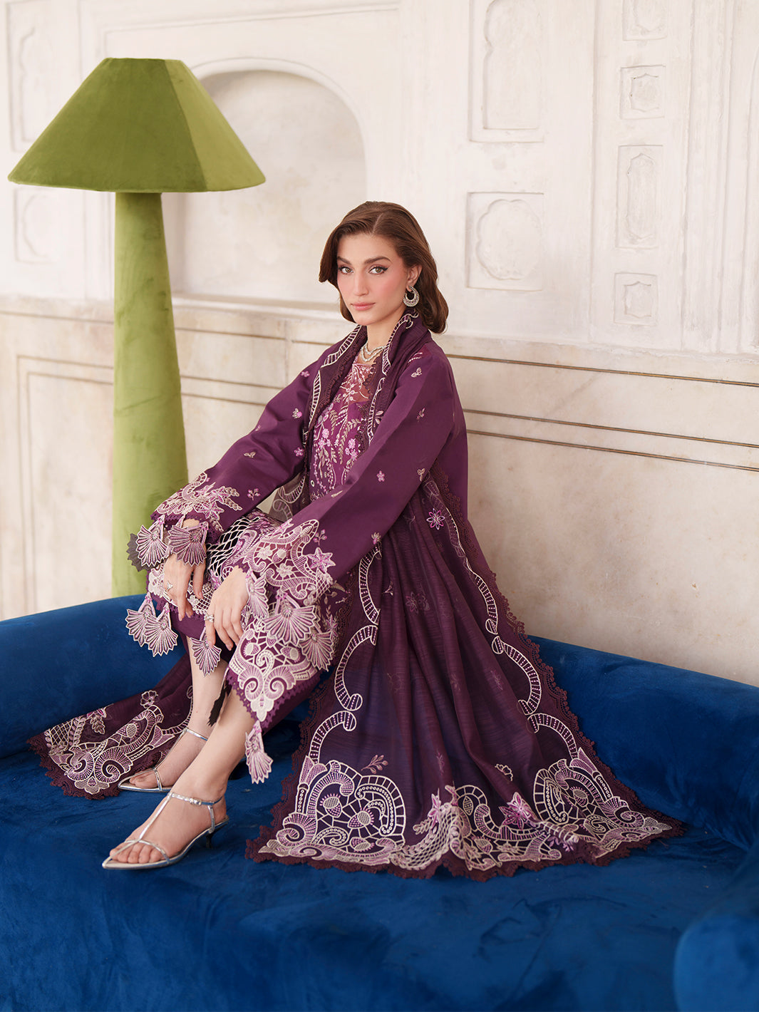 Mahnur | Nilofer Luxury Lawn 26 | NL-10 - by Libasekhas UK - Registered Vendor of : Mahnur - 100% Original Designer Dress