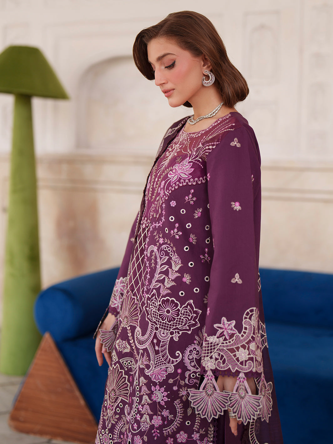 Mahnur | Nilofer Luxury Lawn 26 | NL-10 - by Libasekhas UK - Registered Vendor of : Mahnur - 100% Original Designer Dress