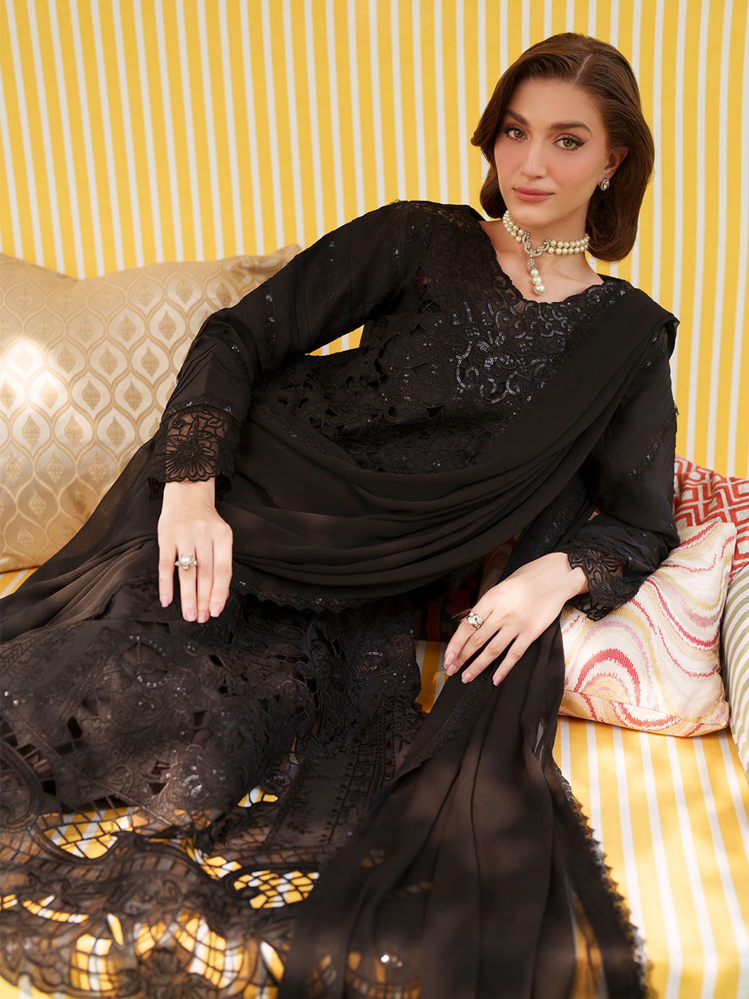 Mahnur | Nilofer Luxury Lawn 26 | NL-14 - by Libasekhas UK - Registered Vendor of : Mahnur - 100% Original Designer Dress