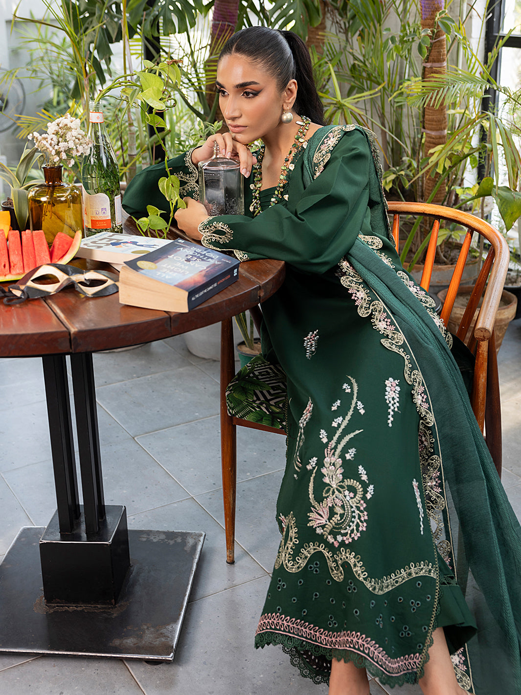 Izel | Meadow Muse Embroidered Lawn 25 | NOORE - by - Libasekhas UK - Registered Vendor of : Izel - 100% Original Designer Dresss