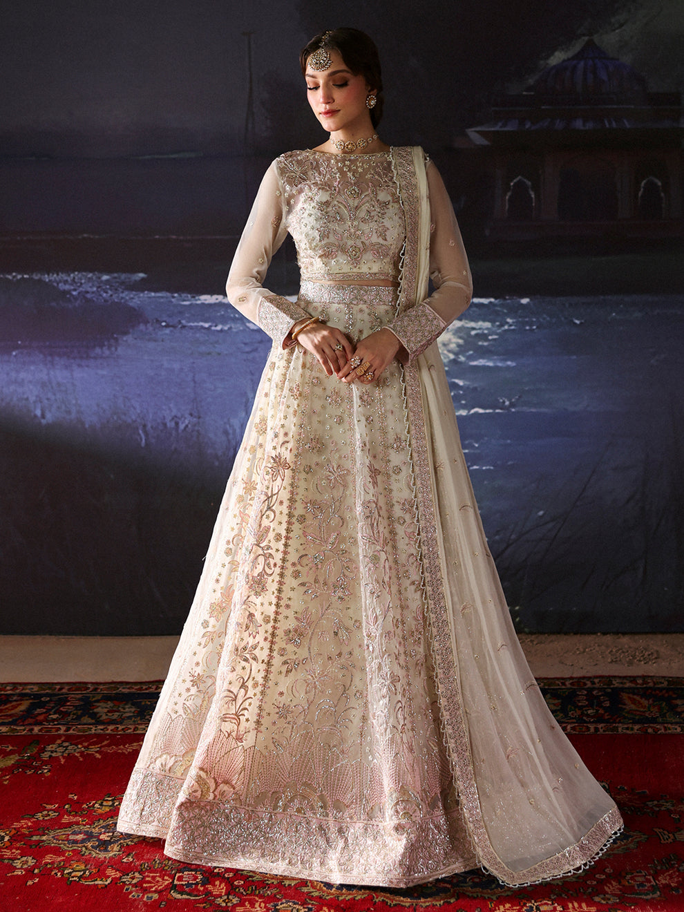 Mahnur | Pakeeza Luxury Formals | Nureh | PK - 06 - by Libasekhas UK - Registered Vendor of : Mahnur - 100% Original Designer Dress