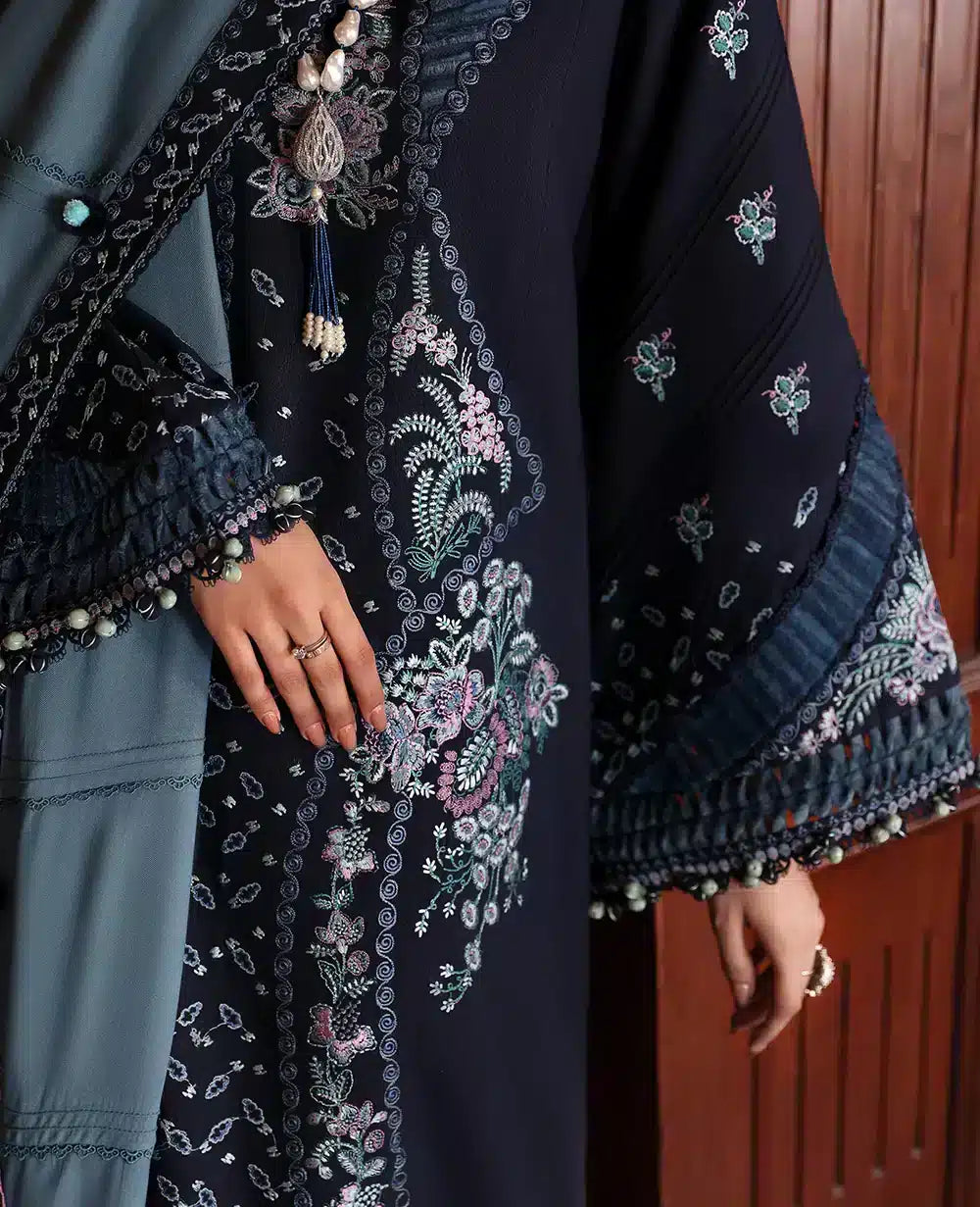 Republic Womenswear | Noemei Luxury Shawl 23 | NWU23-D5-B - by - Libasekhas UK - Registered Vendor of : Republic Womenswear - 100% Original Designer Dresss
