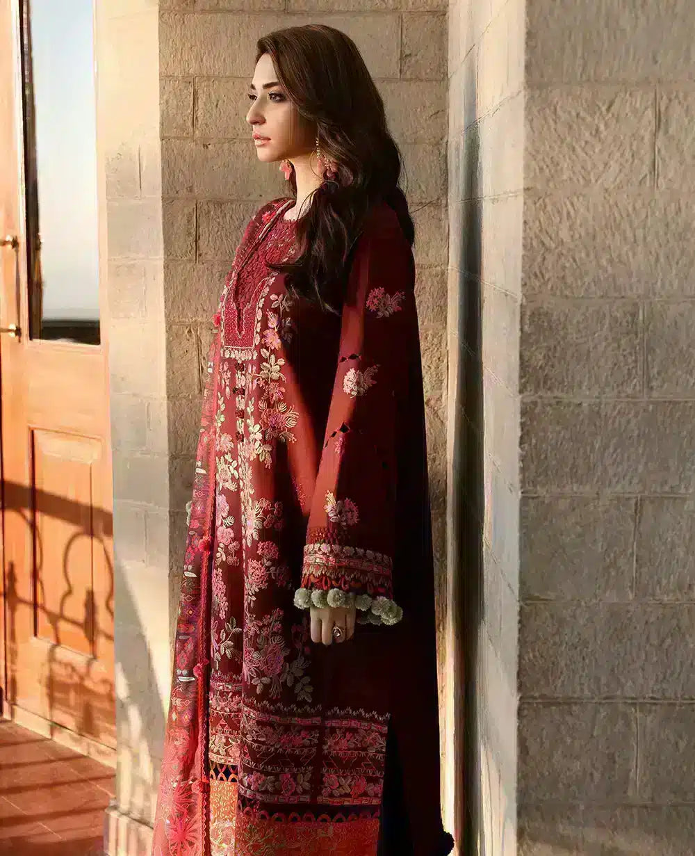 Republic Womenswear | Noemei Luxury Shawl 23 | NWU23-D7-B - by - Libasekhas UK - Registered Vendor of : Republic Womenswear - 100% Original Designer Dresss