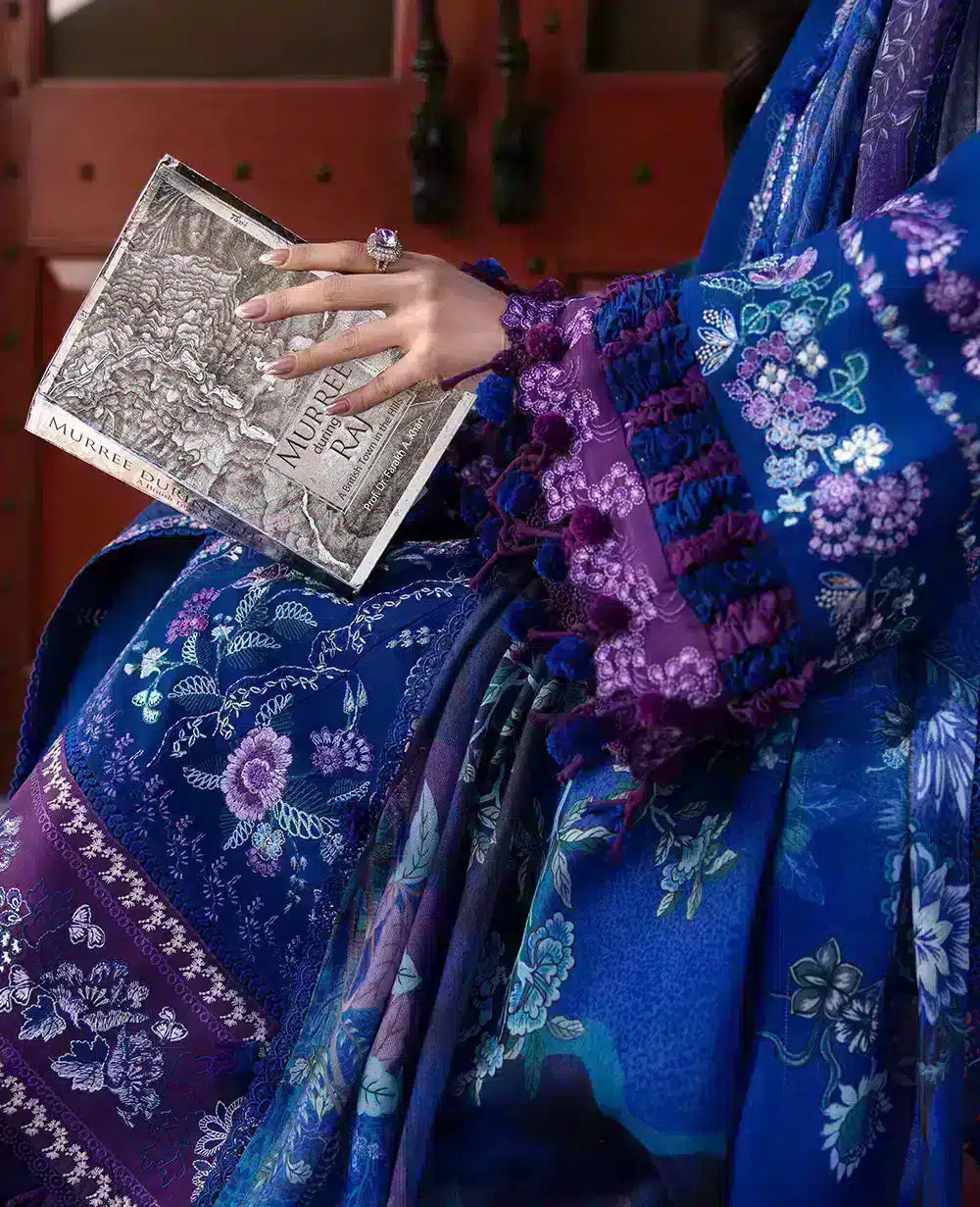 Republic Womenswear | Noemei Luxury Shawl 23 | NWU23-D8-A - by - Libasekhas UK - Registered Vendor of : Republic Womenswear - 100% Original Designer Dresss