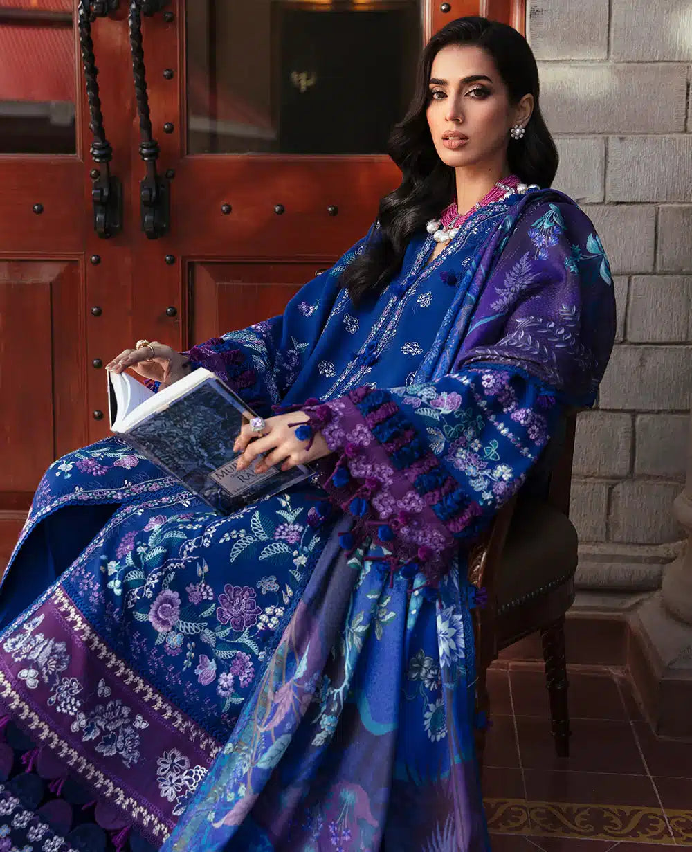 Republic Womenswear | Noemei Luxury Shawl 23 | NWU23-D8-A - by - Libasekhas UK - Registered Vendor of : Republic Womenswear - 100% Original Designer Dresss