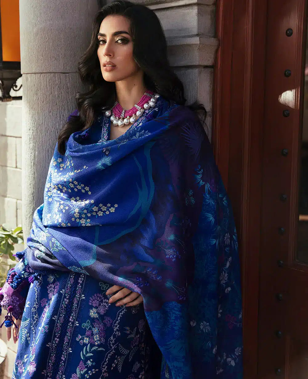 Republic Womenswear | Noemei Luxury Shawl 23 | NWU23-D8-A - by - Libasekhas UK - Registered Vendor of : Republic Womenswear - 100% Original Designer Dresss