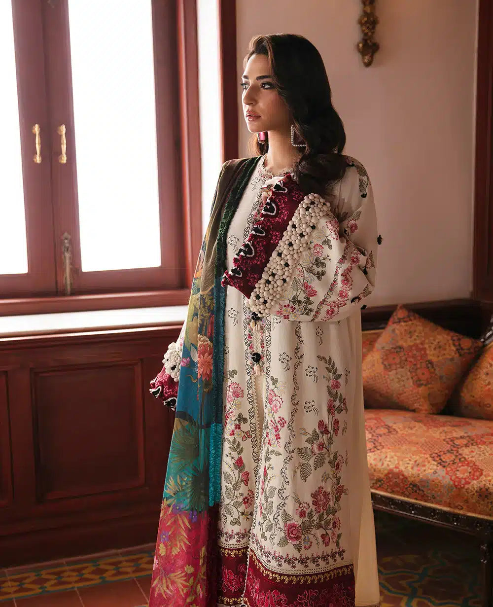 Republic Womenswear | Noemei Luxury Shawl 23 | NWU23-D8-B - by - Libasekhas UK - Registered Vendor of : Republic Womenswear - 100% Original Designer Dresss