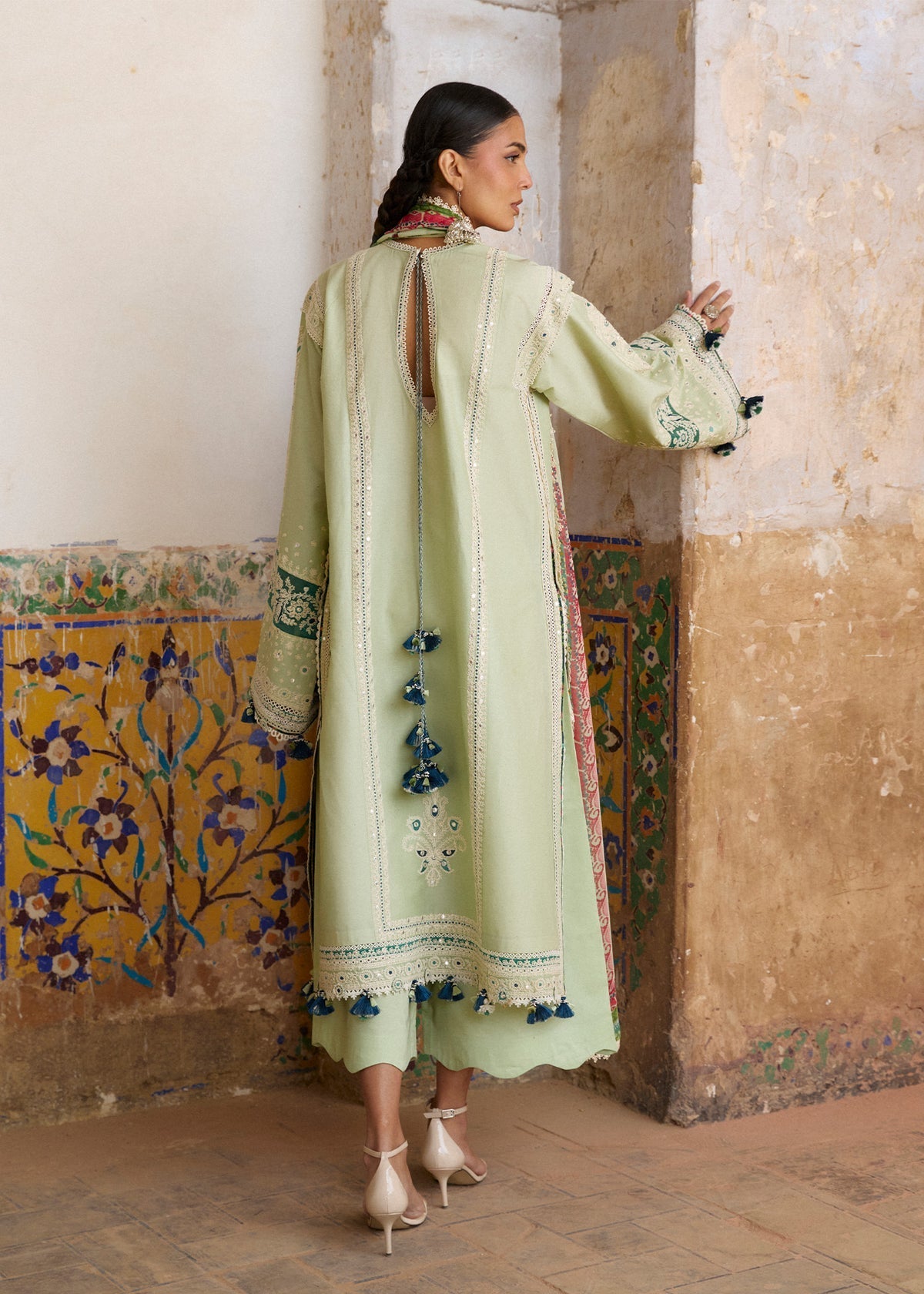 Hussain Rehar | Zan SS26 | Nane - by Libasekhas UK - Registered Vendor of : Hussain Rehar - 100% Original Designer Dress