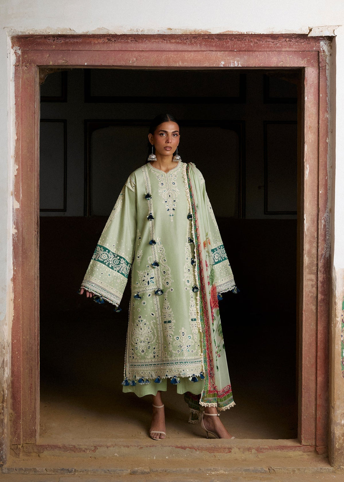Hussain Rehar | Zan SS26 | Nane - by Libasekhas UK - Registered Vendor of : Hussain Rehar - 100% Original Designer Dress