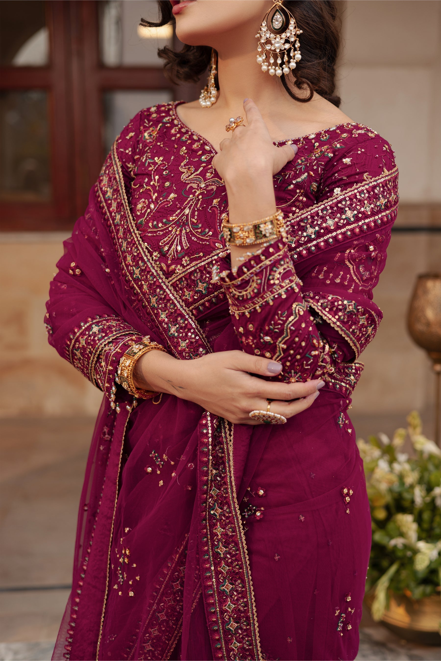Naqshi | Ghar Ki Shadi | Meeru - by - Libasekhas UK - Registered Vendor of : Naqshi - 100% Original Designer Dresss