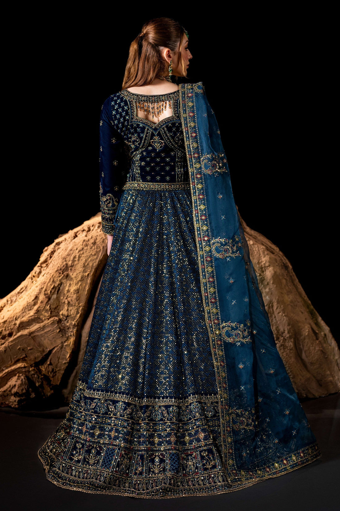 Naqshi | Makhmal 24 |  Rija - by - Libasekhas UK - Registered Vendor of : Naqshi - 100% Original Designer Dresss